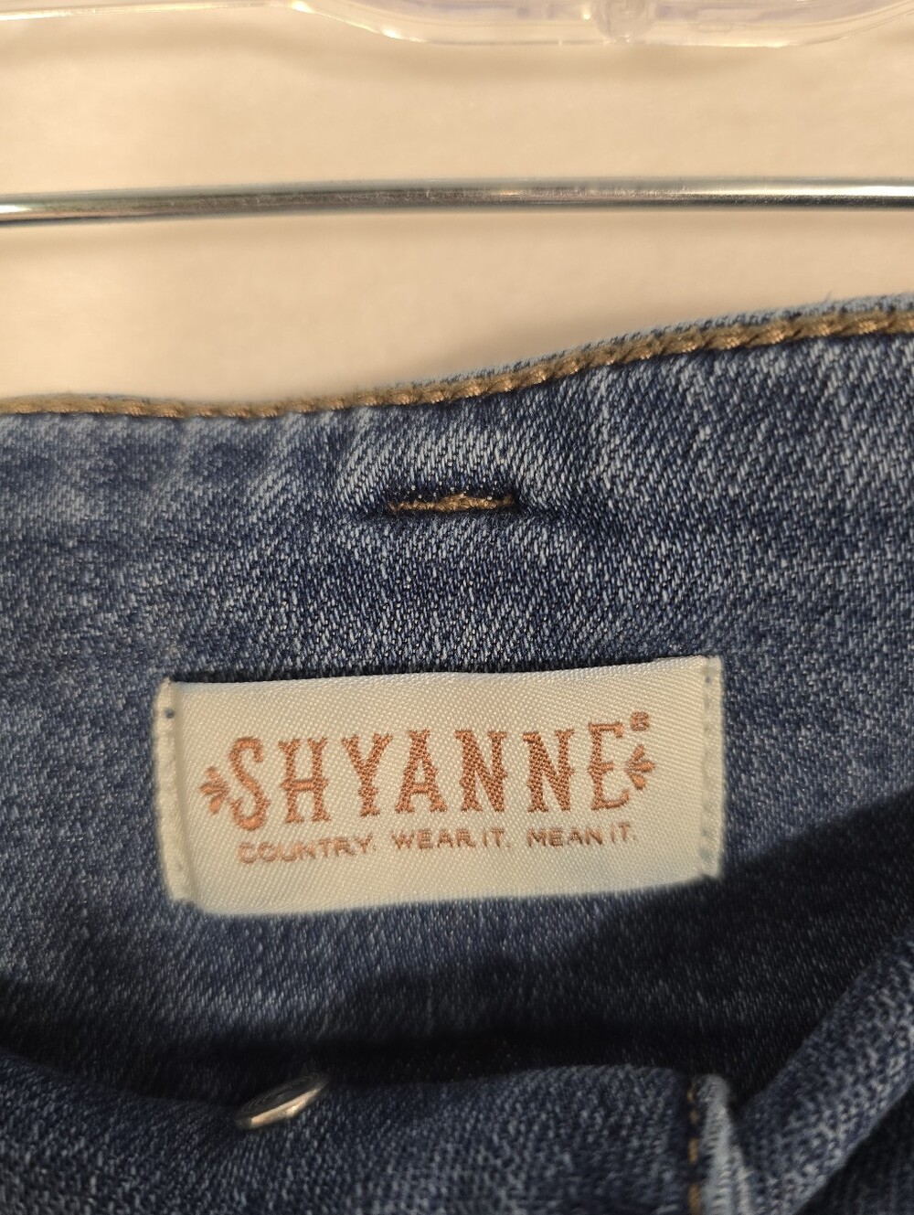 Shyanne 70s Retro Wide Leg Palazzo western 3 Trendy Denim Jeans. Ladies 30/34 - Picture 9 of 13
